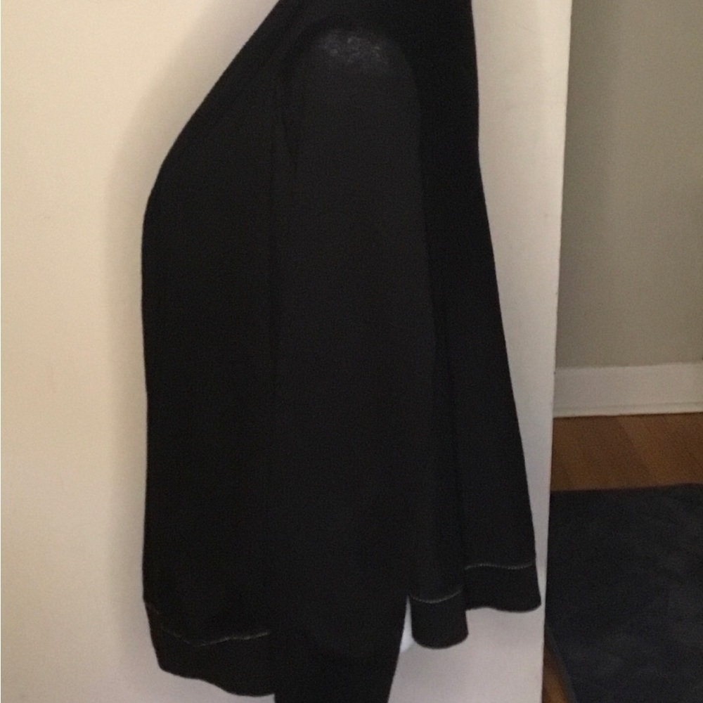 CAbi Black Cardigan Chunky Knit Open Front for Versatile Style - Picture 4 of 7